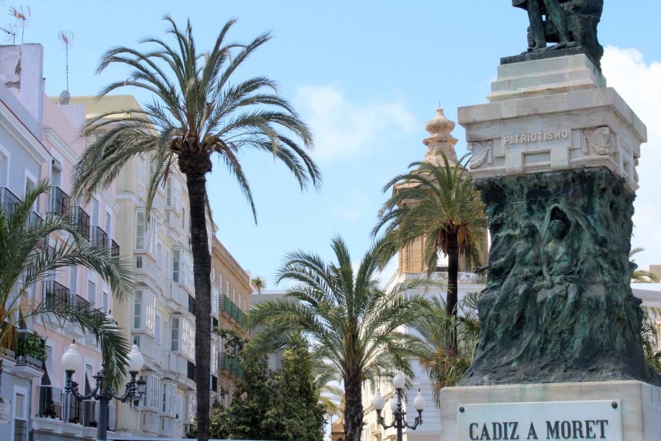 Cadiz a Moret Beginn der Plaza San Juan de Dios